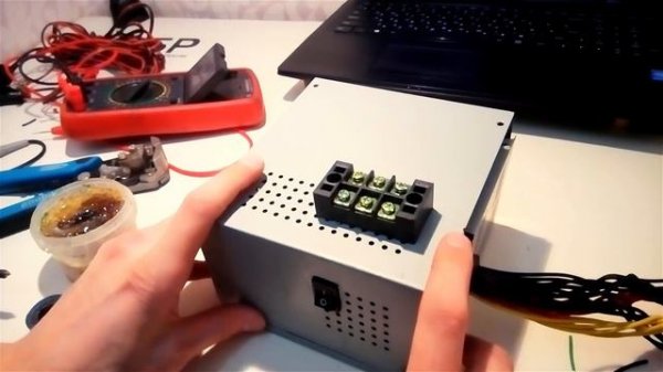 Ништяки для гаража №1, 12 вольт из 220 вольт блок питания от ПК, ASP