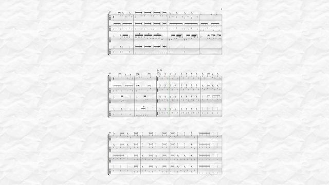 Bohemian Rhapsody by Queen for Guitar tab Quartet Sheet Music смотреть онлайн