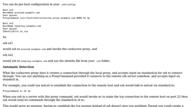 SSH Config - Multiple proxy configurations смотреть онлайн