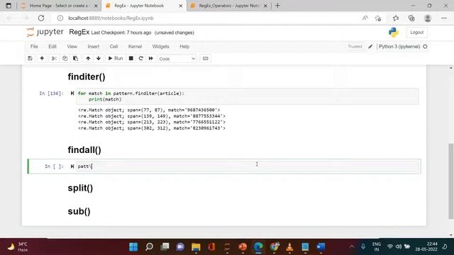 Regular Expressions in Python - 2| RE Module Functions in Python | Learnerea смотреть онлайн