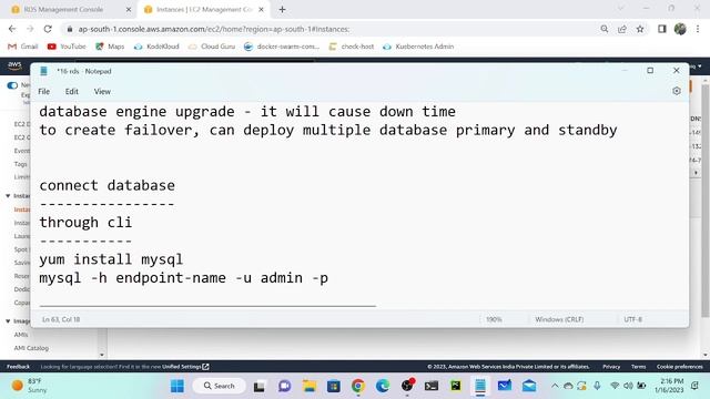 Create AWS RDS and Connect Through PhpMyadmin | Connect RDS Through CLI смотреть онлайн