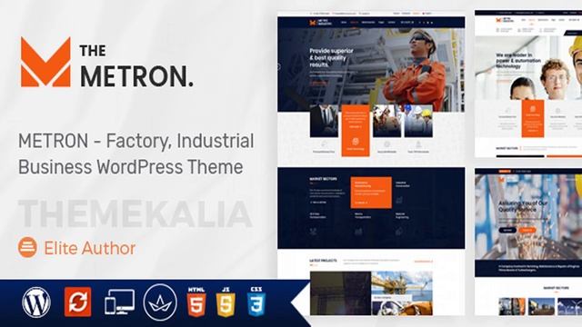 Metron- Industry & Factory Business WordPress Theme | Themeforest Website Templates and Themes смотреть онлайн