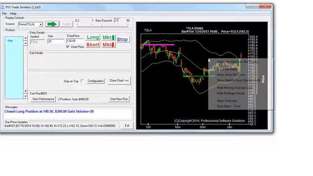 PSS [Day] Trading Simulator - Demo Stock Swing Trading (TSLA) - Professional Software Solutions смотреть онлайн
