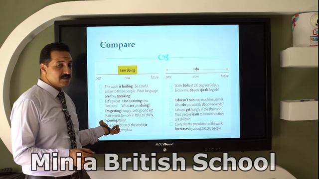 present continuous and present simple - Grade 7- English Grammer смотреть онлайн