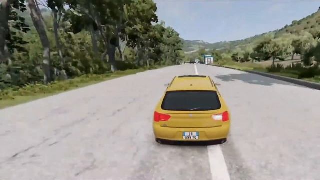 Car Vs pipe bridge #1 - Beamng.Drive смотреть онлайн