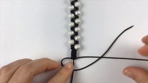 Как завязать узел на браслете | Шамбала браслет из бусин | Браслет из ниток