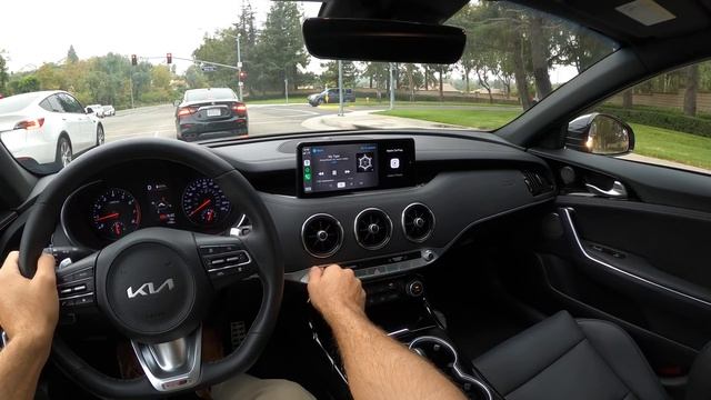 2022 Kia Stinger GT-Line RWD POV Test Drive (3D Audio)(ASMR) смотреть онлайн