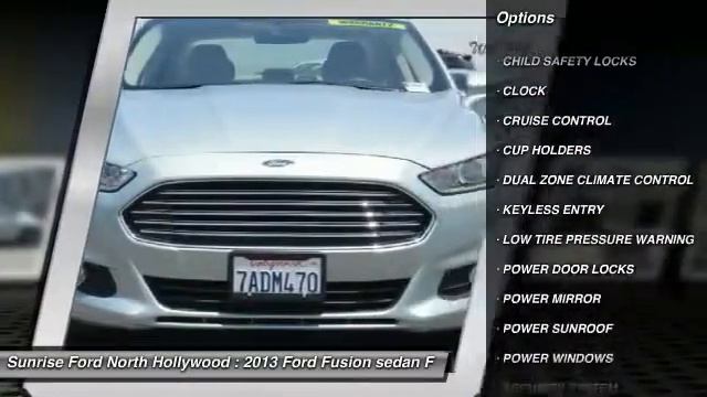 2013 Ford Fusion North Hollywood,Los Angeles,San Fernando Valley,Glendale,Burbank B22930 смотреть онлайн
