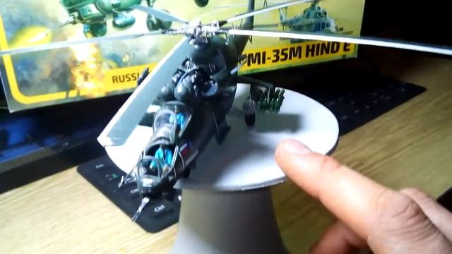 Собрал модель вертолета МИ-35м. готовый результат.! смотреть онлайн
