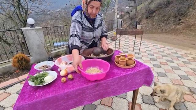 БАБУШКА ГОТОВИТ ВКУСНУЮ ЕДУ Азербайджанская Кухня Деревенская Кухня Рецепты смотреть онлайн