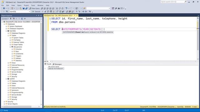 How to get FIRST DAY of MONTH in SQL смотреть онлайн