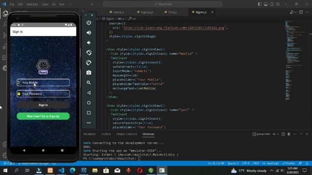 Kavishka Nirmal|React Native|React Chat|SignIn смотреть онлайн