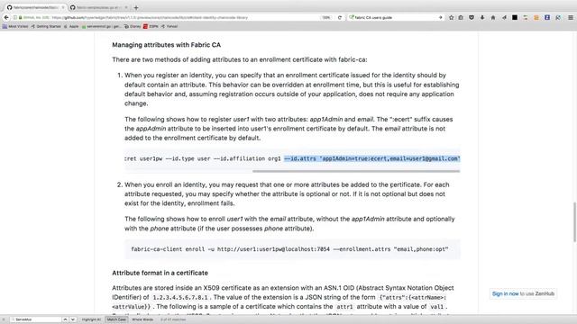 Hyperledger Fabric v1.1 preview for attribute based access controls смотреть онлайн