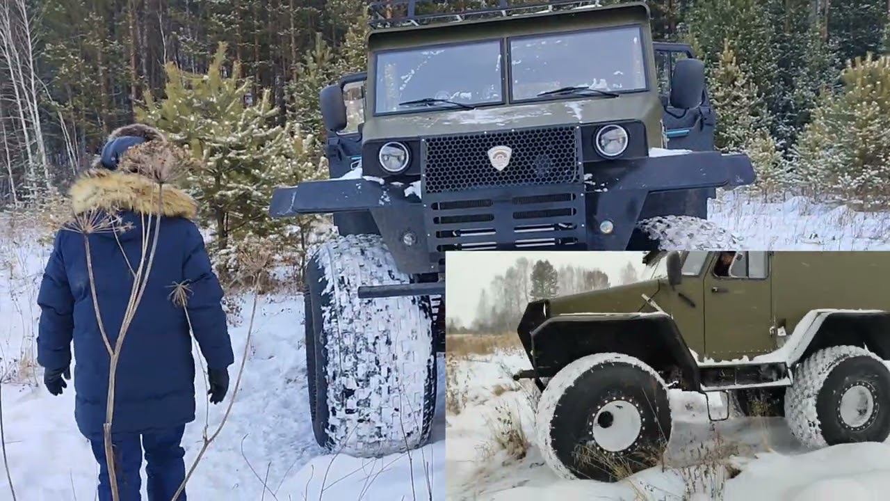 Небольшой обзор вездехода Штормовик на Чукотку в Анадырь смотреть онлайн