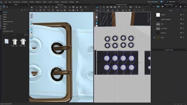 видео-урок №8.6. курса "Clo 3D для fashion-дизайнеров" (2022год, Skillbox) - Создание пояса. смотреть онлайн