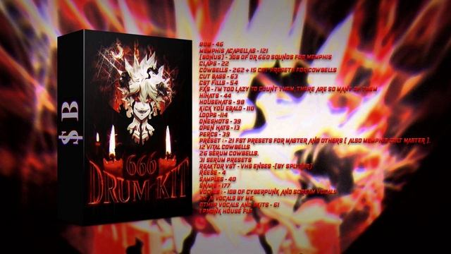 $ B PHONK DRUM KIT VOL 666 [LIEBE LOVES YOU]