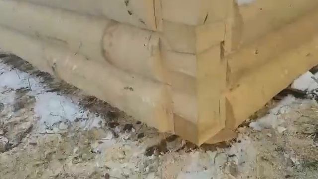 Сруб 6х10 рубка в лапу кругляк - СмолДом смотреть онлайн