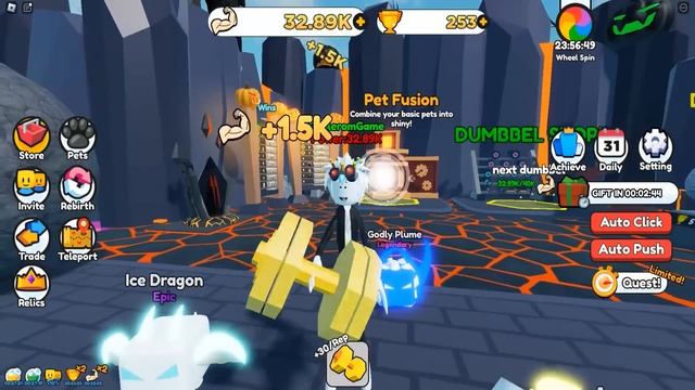 ЗАТАЩИЛ САМЫЙ ТЯЖЕЛЫЙ КАМЕНЬ ВЕСОМ 1,000,000,000 ТОНН НА ОЛИМП! ROBLOX Sisyphus Simulator смотреть онлайн