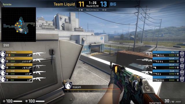 Team Liquid Mini Locker Smokes Execute on Nuke (CS:GO Strategy Breakdown) смотреть онлайн