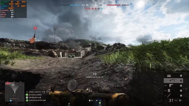 Battlefield 5 : GTX 1660 Ti 6GB + i5 9400F | 1440p смотреть онлайн