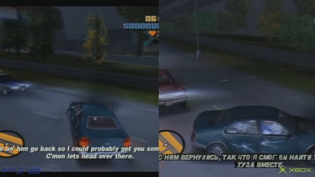 [Сравнение] Grand Theft Auto III (GTA 3) - Playstation 2 vs Xbox смотреть онлайн