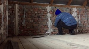 Как Проложить Проводку Перед Штукатуркой? (#Стройка Руками)