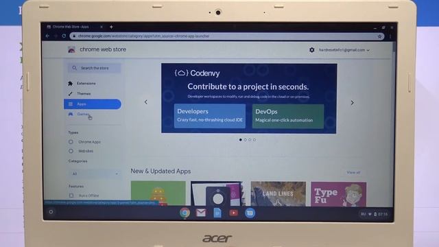 ACER Chromebook 13 — Как установить приложения на Chrome OS? смотреть онлайн