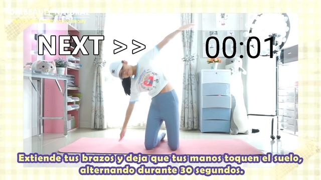 EJERCICIO PARA PERDER GRASA DE CINTURA LATERAL PARA LAZY GIRL | PIERDA 2 PULGADAS DE CINTURA RÁPIDO смотреть онлайн