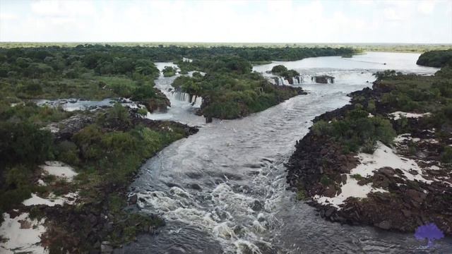 Ngonye / Sioma Falls, Zambezi River, Zambia смотреть онлайн