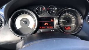 Ошибка - Battery Charge or electrical supply fault.  Пежо 308/207/3008/RCZ