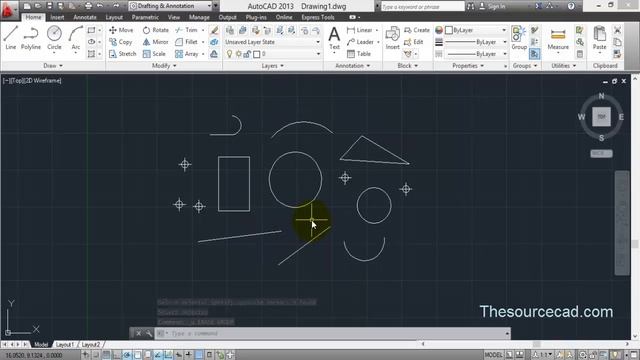 AutoCAD selection sets window, crossing, fence, CP, WP and select similar смотреть онлайн