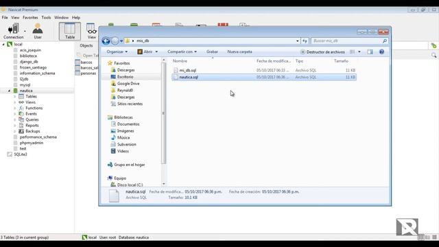 Exportar base de datos - Navicat смотреть онлайн