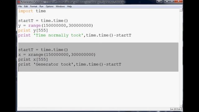 Python Generator Functions for massive Performance Improvements with Lists смотреть онлайн
