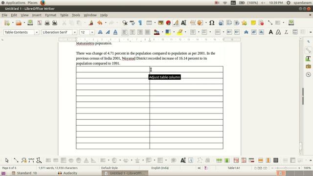 Inserting Image and Tables in Word Processor Document | Libre Office Writer смотреть онлайн