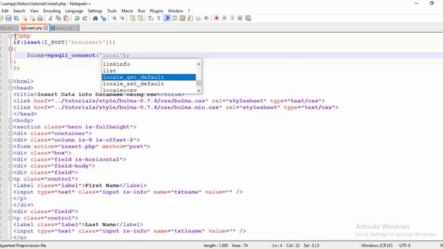 PHP MySQL Insert Form Data into Database Table |Web Tutorial in Urdu/Hindi смотреть онлайн