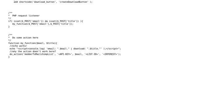 Wordpress: action is not called after a php request смотреть онлайн