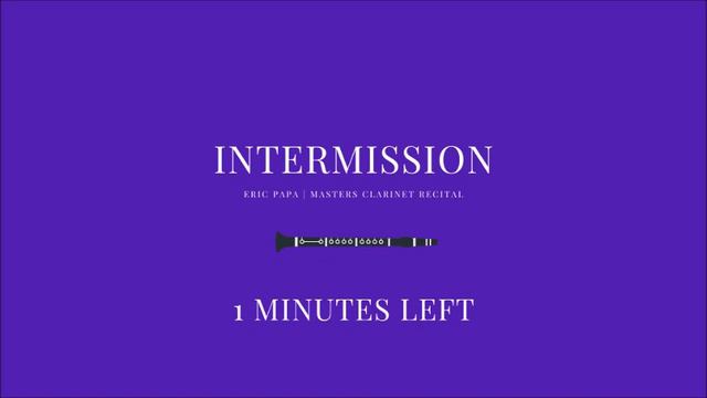 Eric Papa | Master's Clarinet Recital