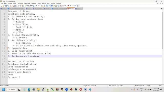 Introduction to Oracle Core DBA in Telugu смотреть онлайн