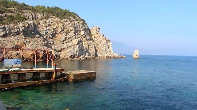 Судак Ялта морская прогулка на теплоходе ПСОУ сентябрь 2015 смотреть онлайн