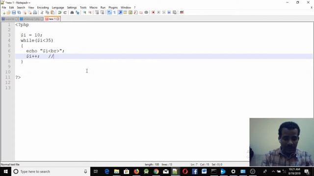 Lecture 21: website php while loop Programming Tutorial in Amharic | በአማርኛ смотреть онлайн