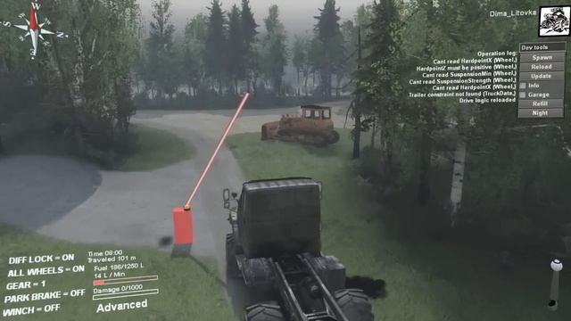 SpinTires 2016 Дистанционное управление смотреть онлайн
