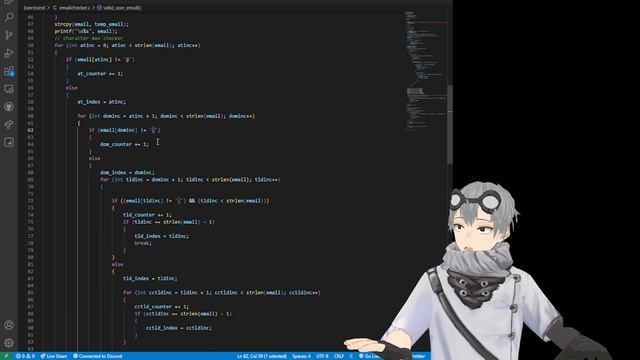 Email Syntax Checker | String Handling + Recursion (C Language) - Part 1 смотреть онлайн