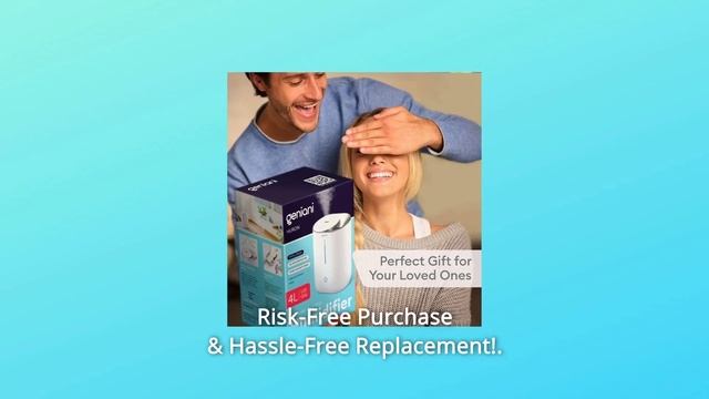 GENIANI Top Fill Cool Mist Humidifiers for Bedroom & Essential Oil Diffuser Review смотреть онлайн