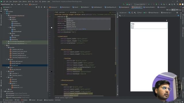 How to Make a Clean Architecture Notes App(MVVM/CRUD/ROOM) || Android Studio Tutorial || Kotlin смотреть онлайн