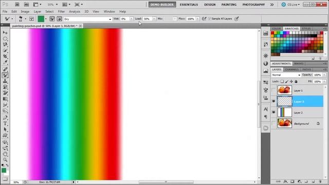 Learn how to use the mixer brush in Photoshop CS5 смотреть онлайн