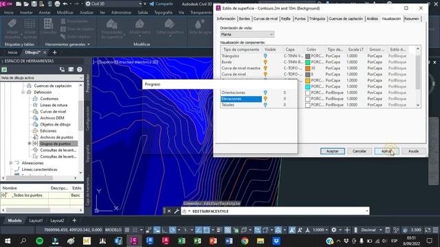 Cómo crear curvas de nivel o superficie en civil 3D con sus COTAS-2023 смотреть онлайн