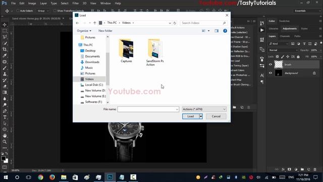 Photoshop Tutorial | Stunning Sand Storm Actions | How to Install and Use Actions | Tasty Tutorials смотреть онлайн