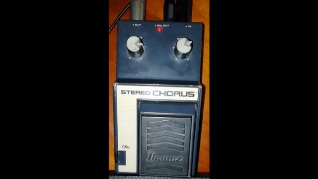 IBANEZ CSL Chorus pedal смотреть онлайн
