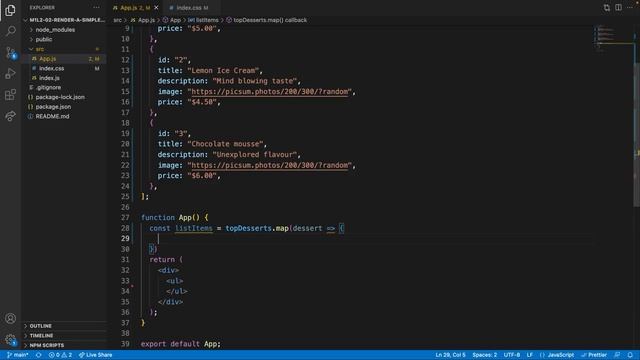 Render a Simple List Component with React - Transforming Collections with JSX смотреть онлайн