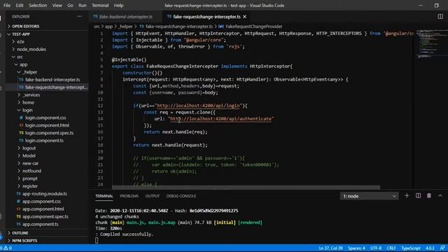 Angular Http Interceptor | How to use multiple Http intetceptor | Change url, method via intercepto смотреть онлайн